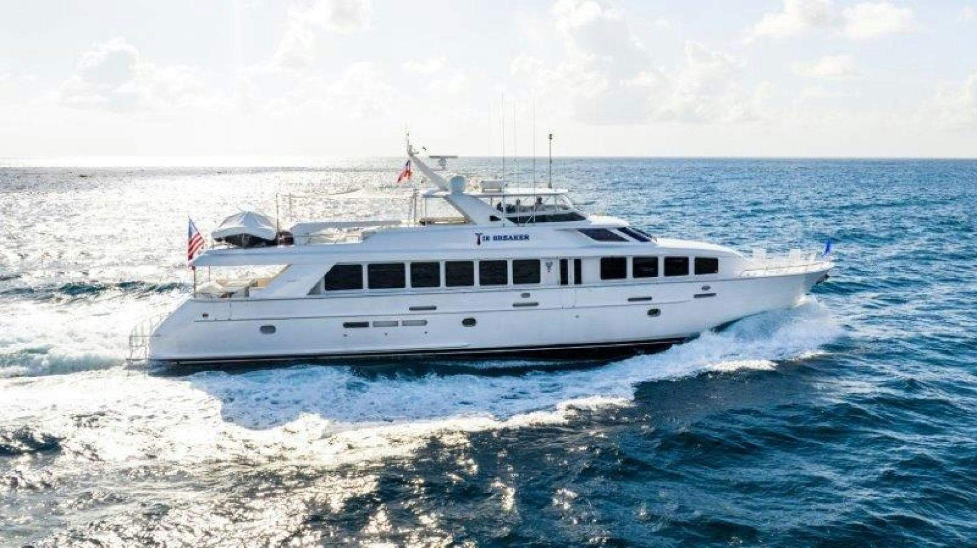 a boat in the water aboard TIE BREAKER Yacht for Sale