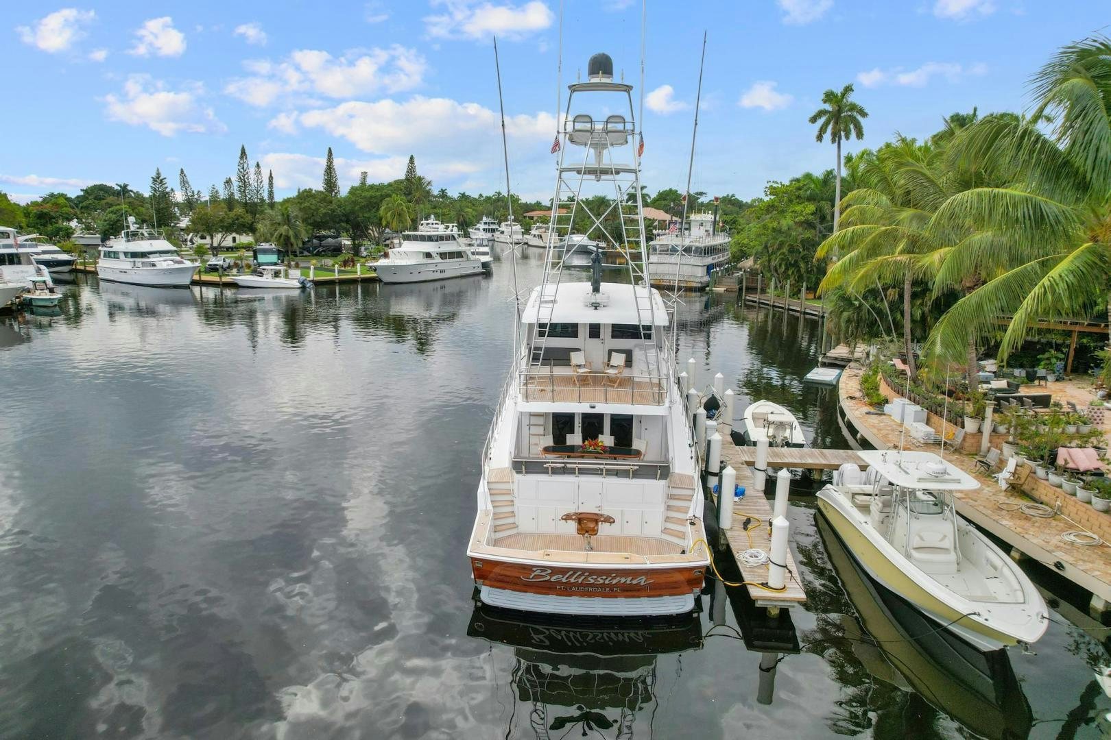 a boat in the water aboard BELLISSIMA Yacht for Sale