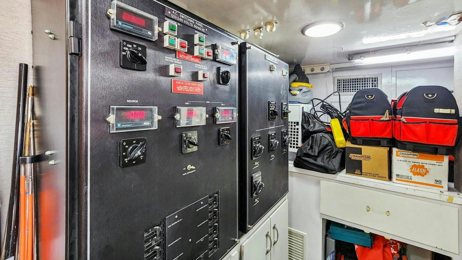 a large black machine with many buttons aboard BELLISSIMA Yacht for Sale