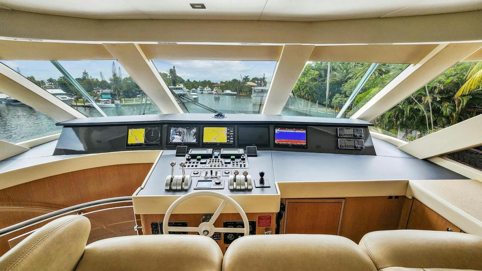 inside of a vehicle aboard BELLISSIMA Yacht for Sale