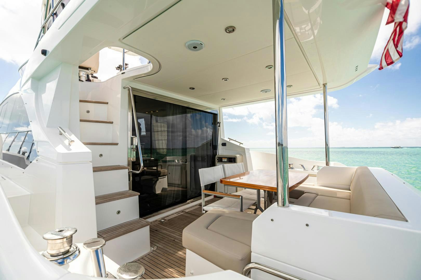 a boat on the water aboard BLESSED Yacht for Sale