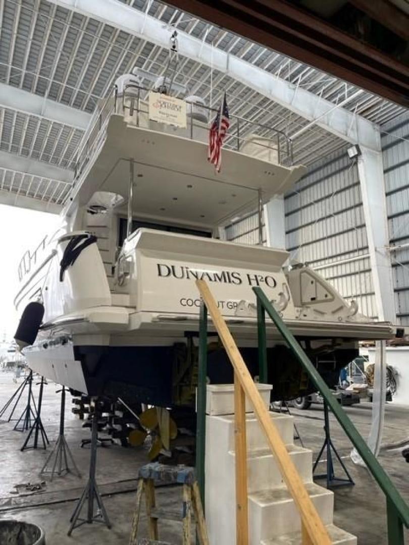 a large metal structure with a sign on it aboard BLESSED Yacht for Sale