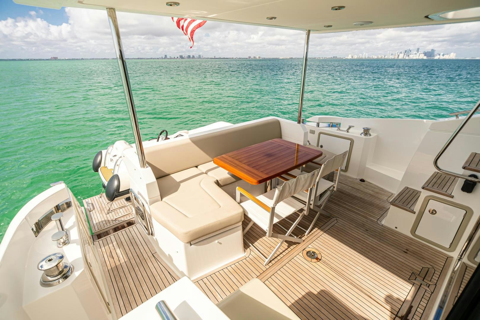 a boat on the water aboard BLESSED Yacht for Sale
