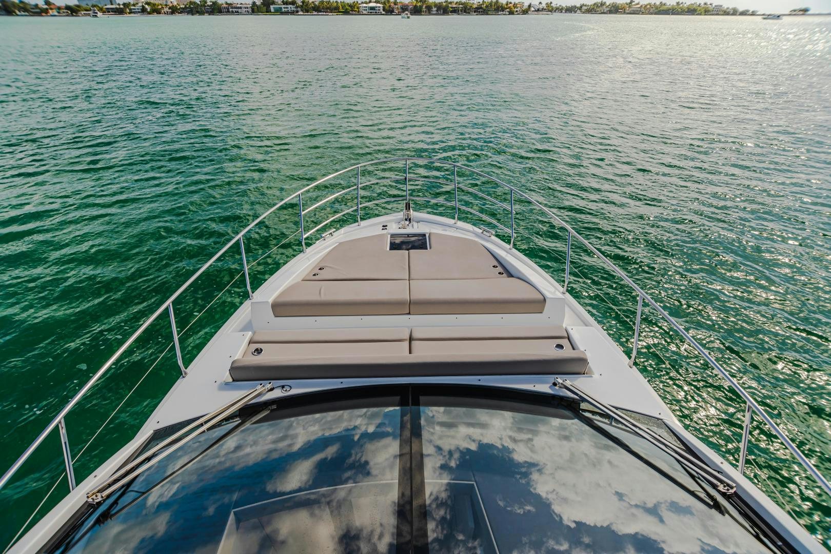 a boat in the water aboard BLESSED Yacht for Sale