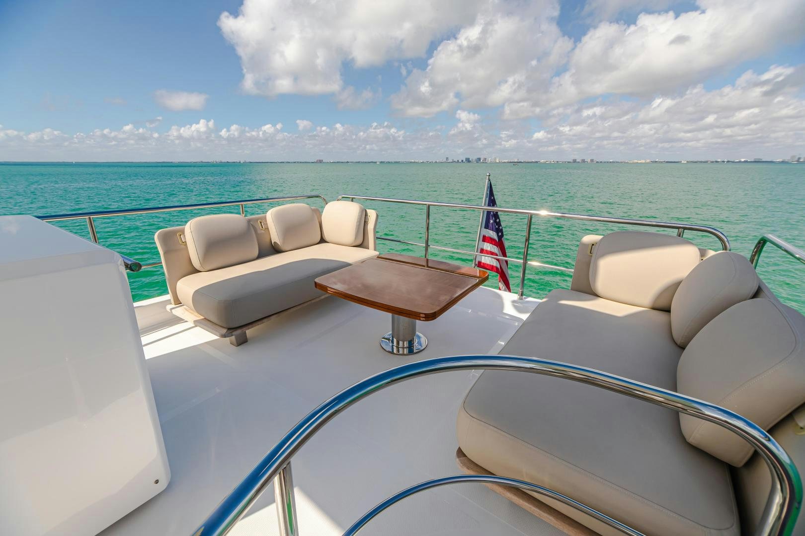 a boat on the water aboard BLESSED Yacht for Sale