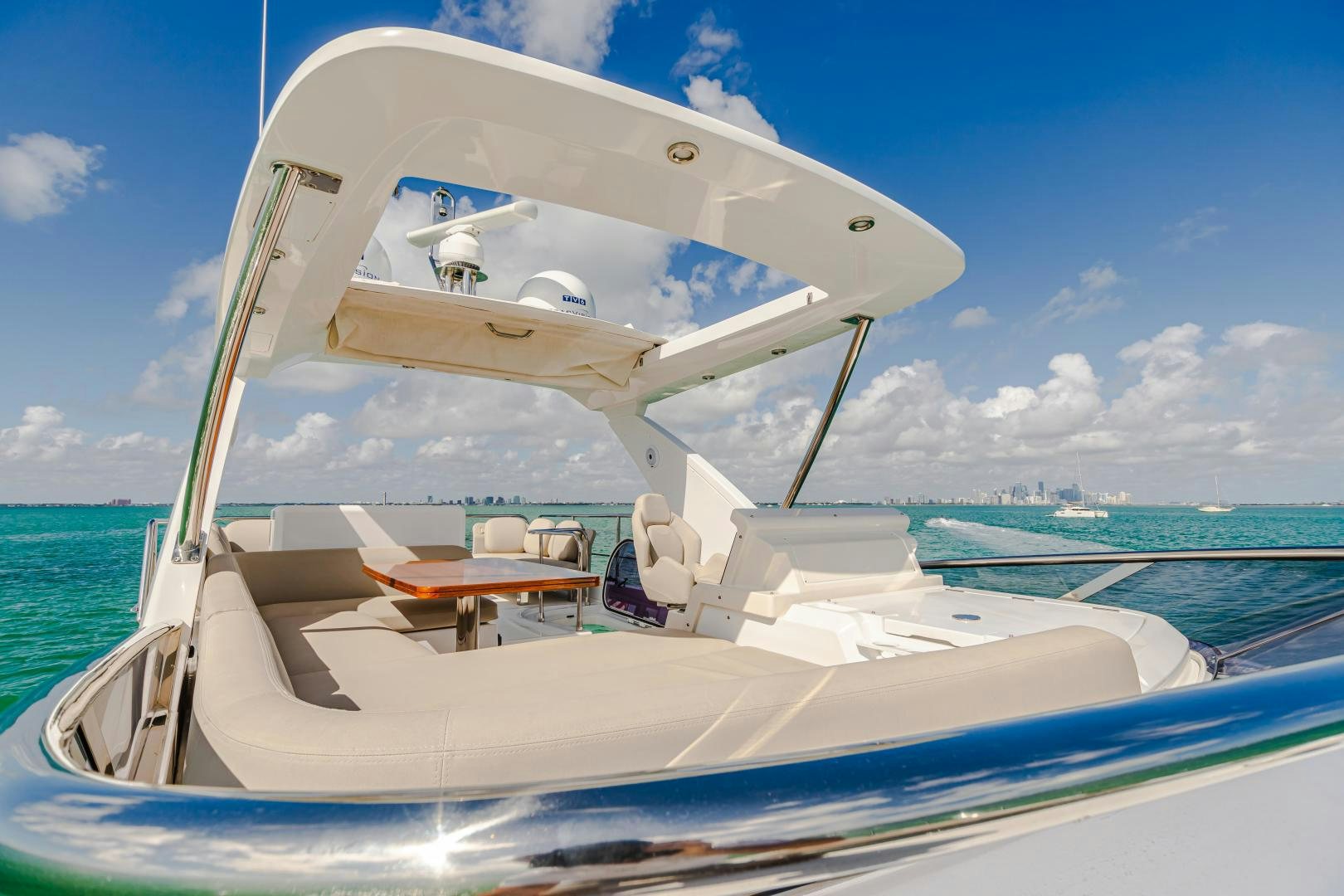 a boat on the water aboard BLESSED Yacht for Sale