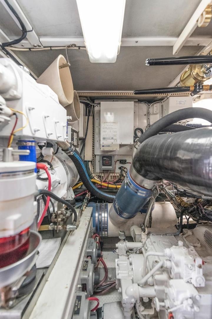 a car with a hood aboard ADVENTURER Yacht for Sale