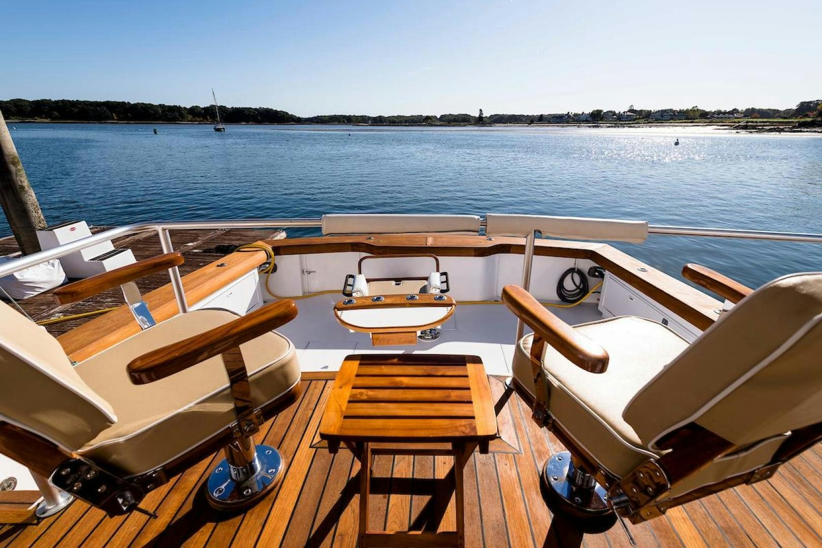 a boat on the water aboard ADVENTURER Yacht for Sale