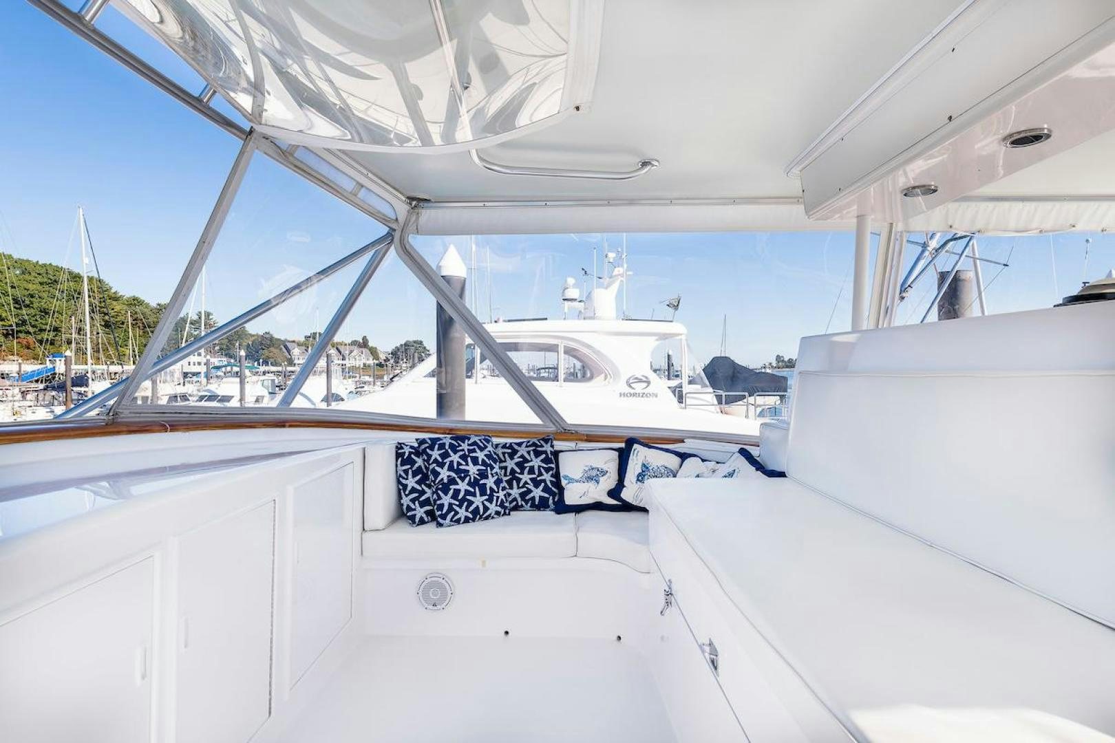 a boat on a deck aboard ADVENTURER Yacht for Sale