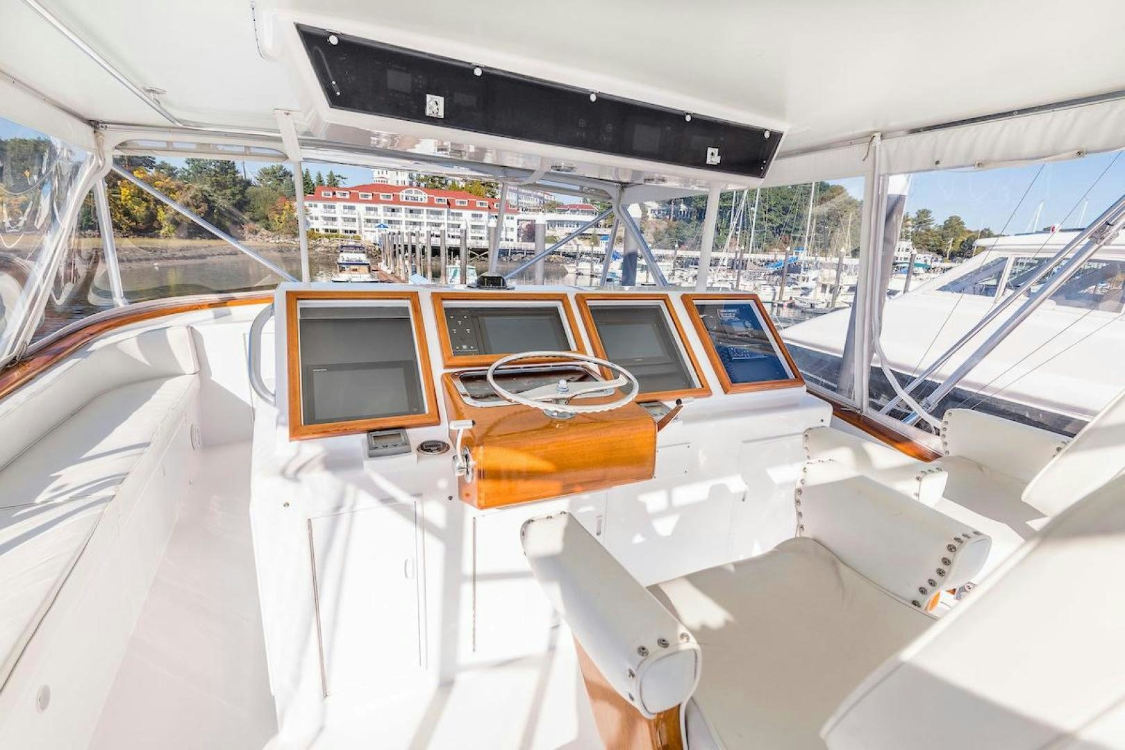 inside of a boat aboard ADVENTURER Yacht for Sale