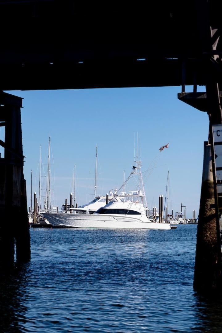 a boat in the water aboard ADVENTURER Yacht for Sale