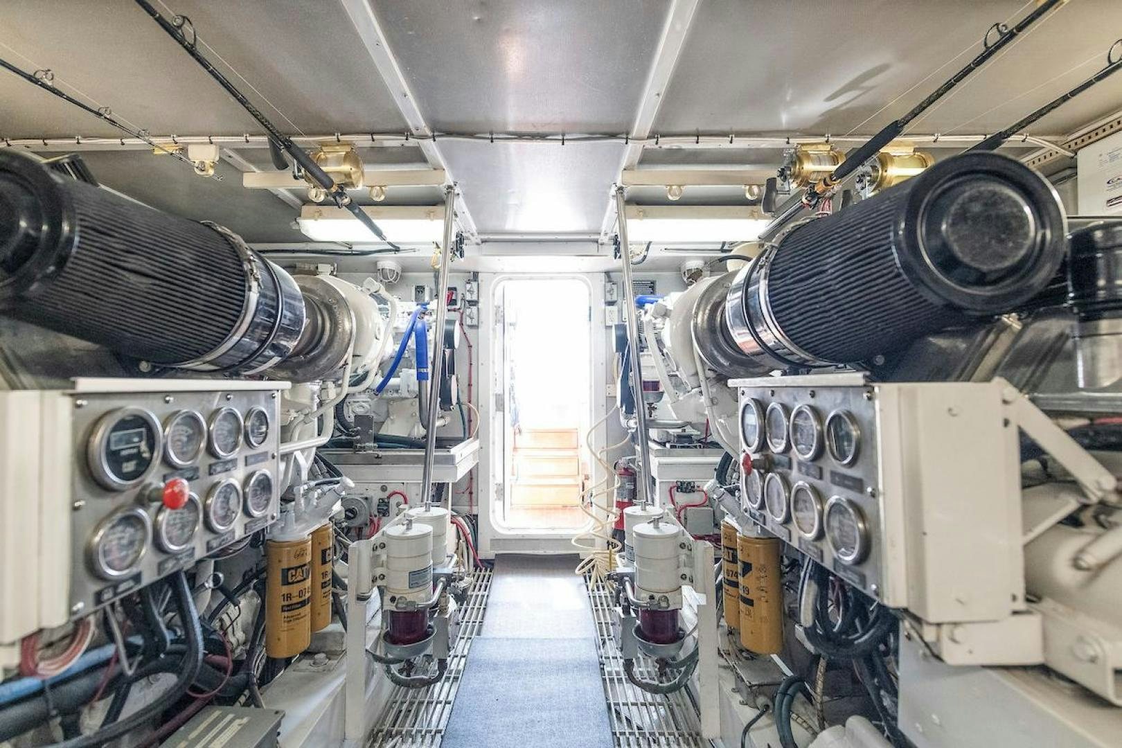 a room with many machines aboard ADVENTURER Yacht for Sale