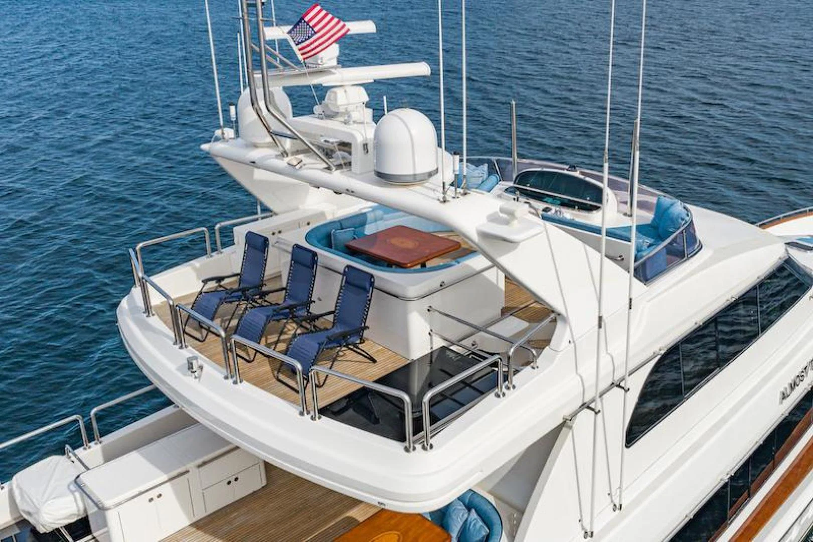 a boat on the water aboard ALMOST THERE Yacht for Sale
