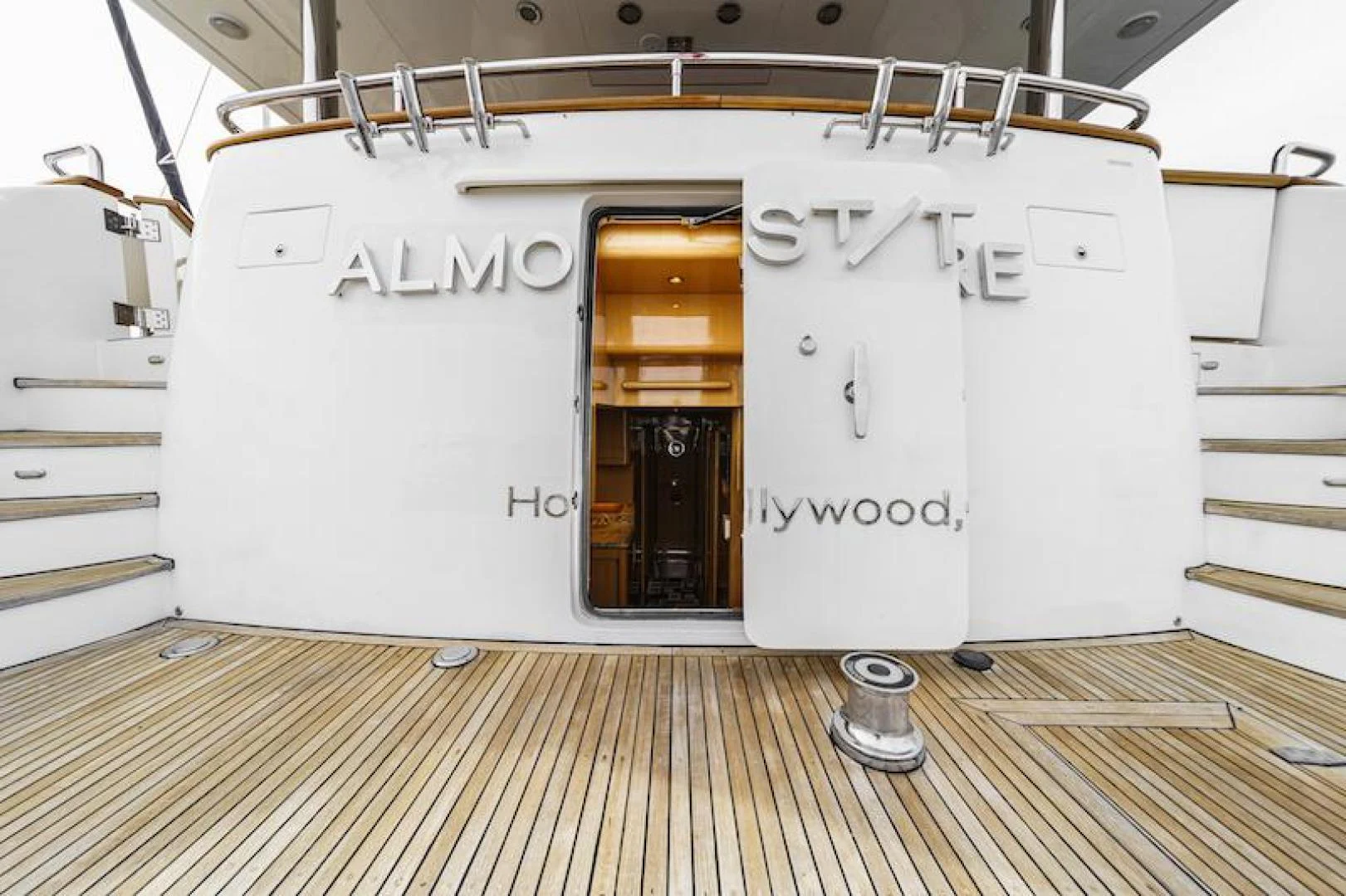 a large white machine aboard ALMOST THERE Yacht for Sale
