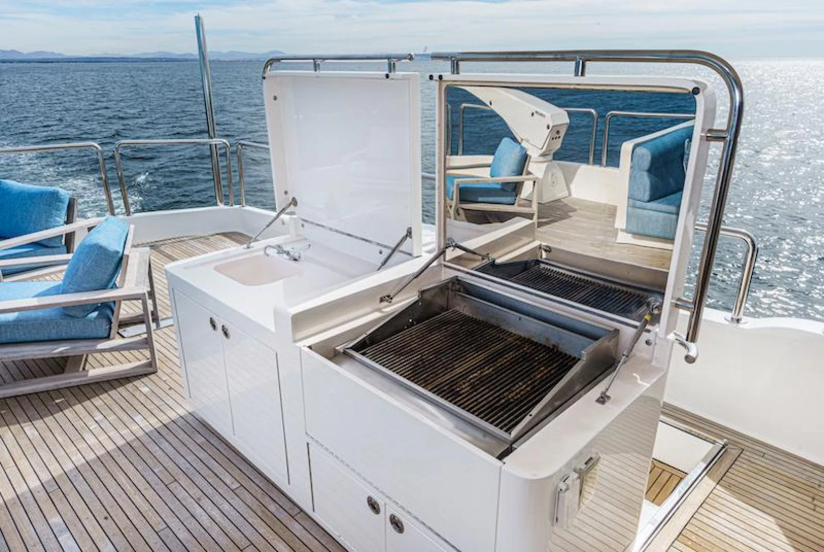 a boat on the water aboard ALMOST THERE Yacht for Sale