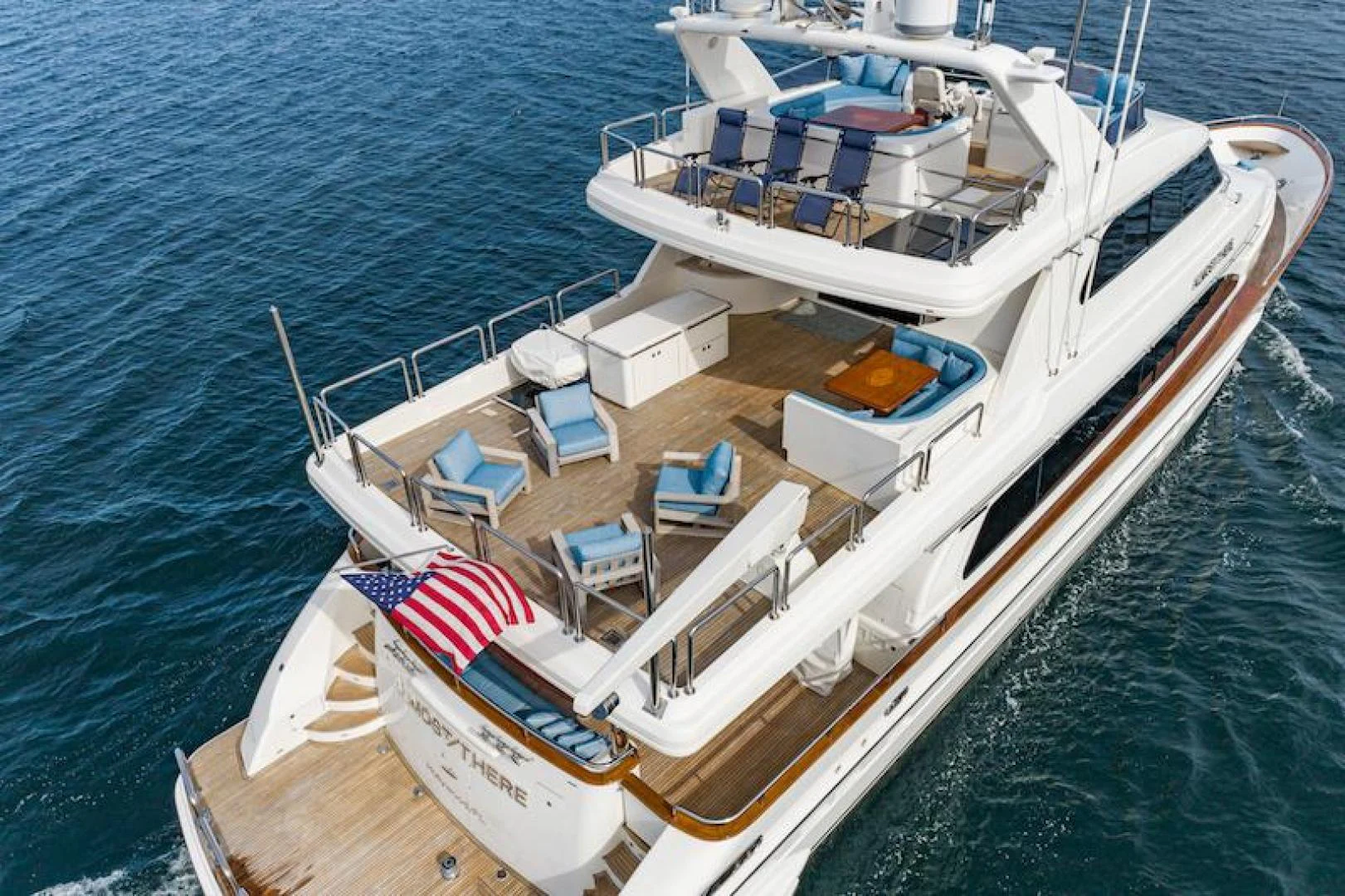 a boat on the water aboard ALMOST THERE Yacht for Sale