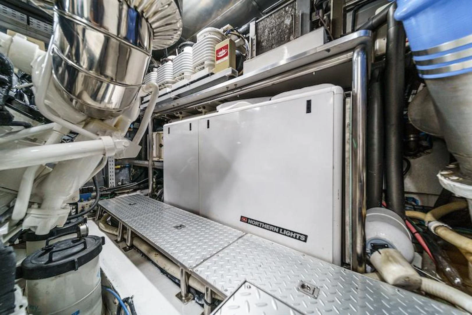 a machine with a large piece of metal aboard ALMOST THERE Yacht for Sale