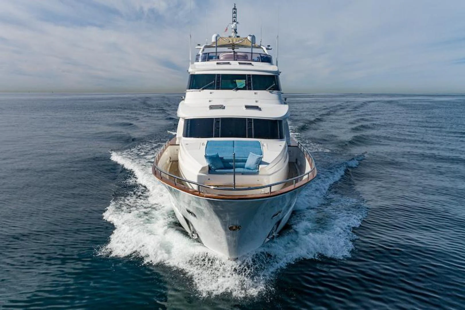 a boat on the water aboard ALMOST THERE Yacht for Sale
