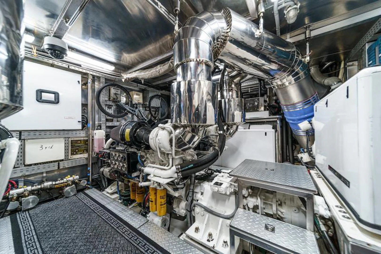 a close-up of a machine aboard ALMOST THERE Yacht for Sale