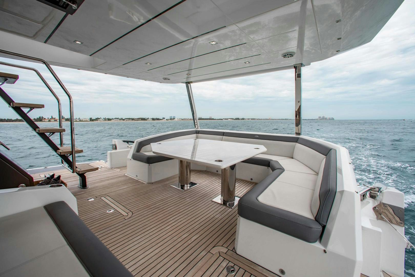 a boat on the water aboard LYLA BEE Yacht for Sale