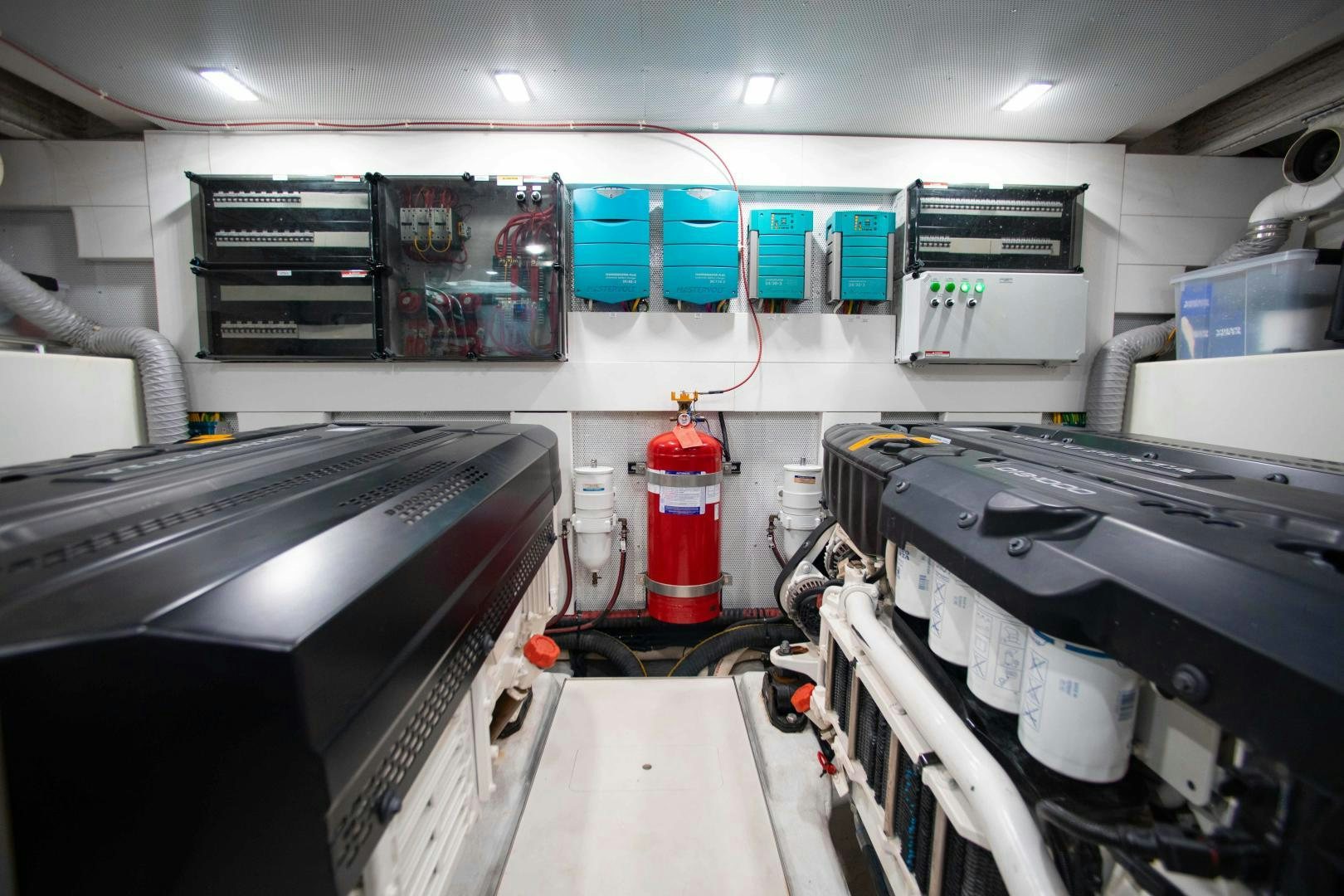 a close-up of a machine aboard LYLA BEE Yacht for Sale