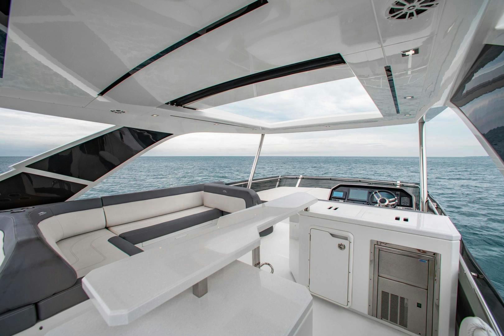 a boat on the water aboard LYLA BEE Yacht for Sale