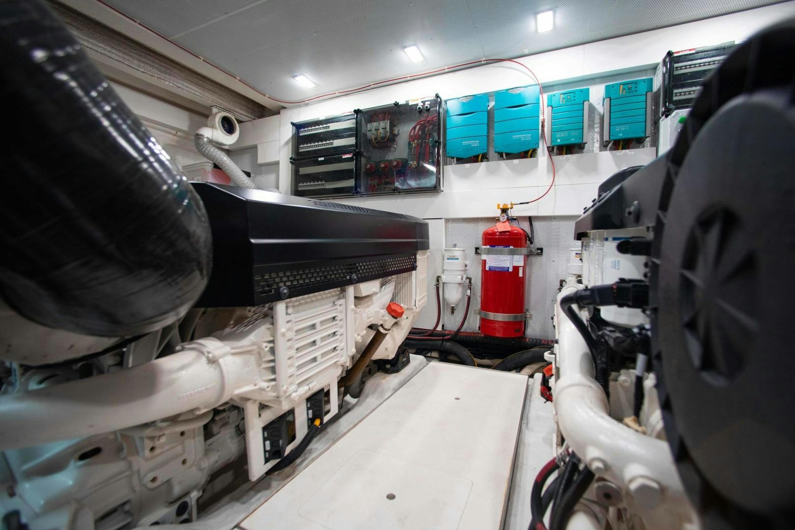 a close-up of a car aboard LYLA BEE Yacht for Sale