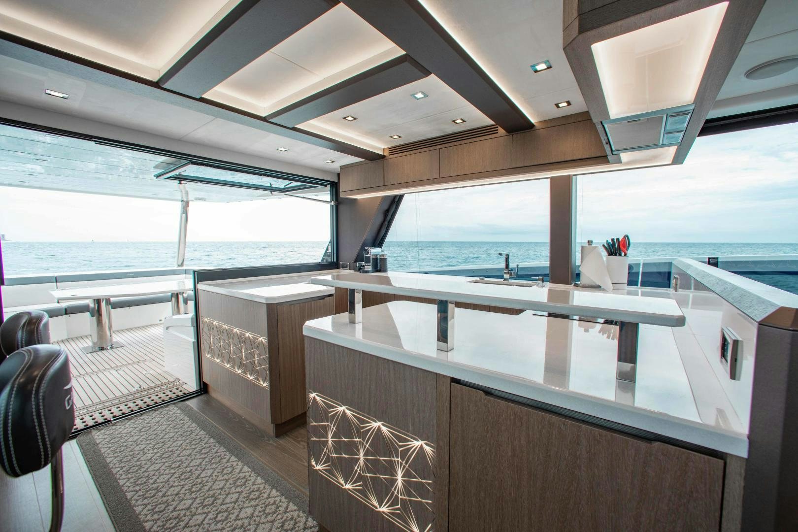 a boat on the water aboard LYLA BEE Yacht for Sale