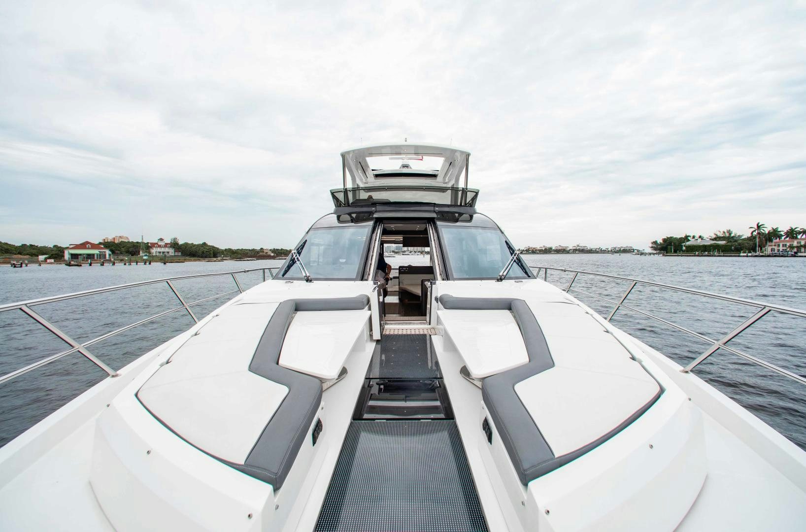 a boat on the water aboard LYLA BEE Yacht for Sale