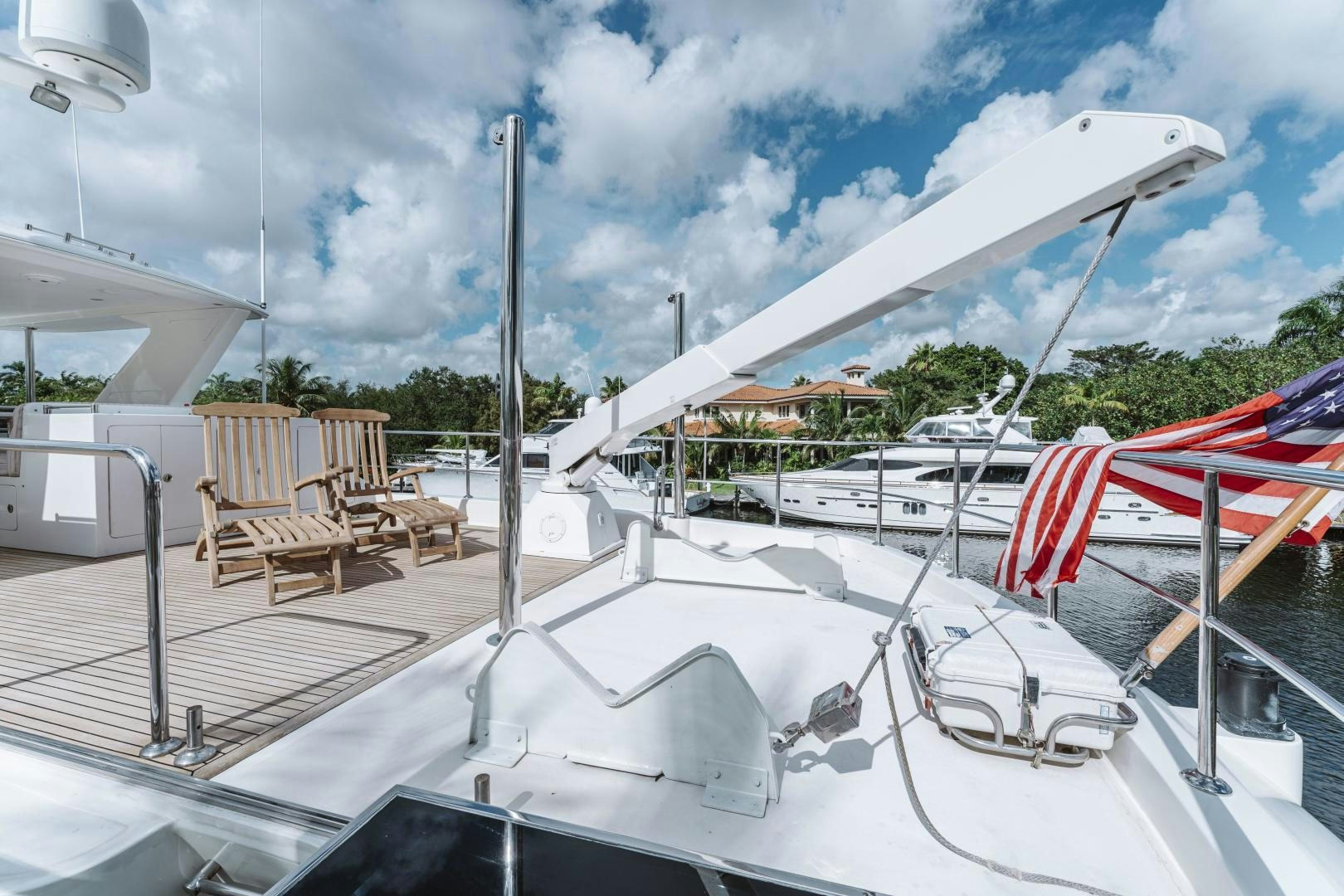 a boat on the water aboard SKULLDUGGERY Yacht for Sale