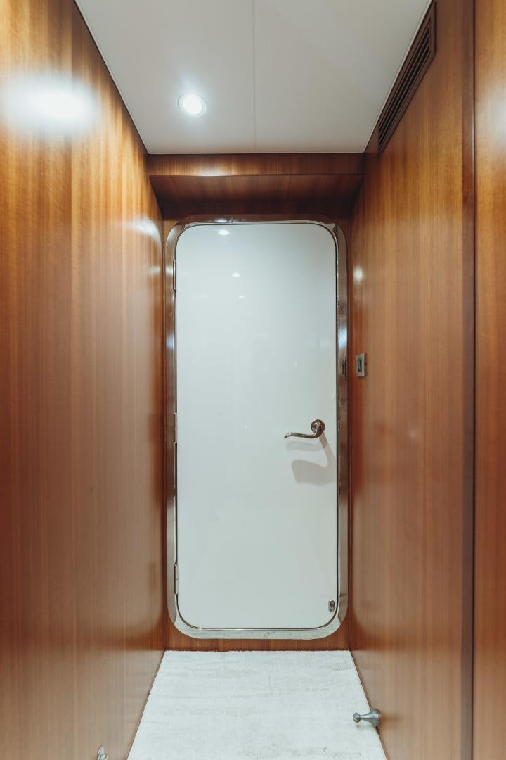 a door in a wall aboard SKULLDUGGERY Yacht for Sale