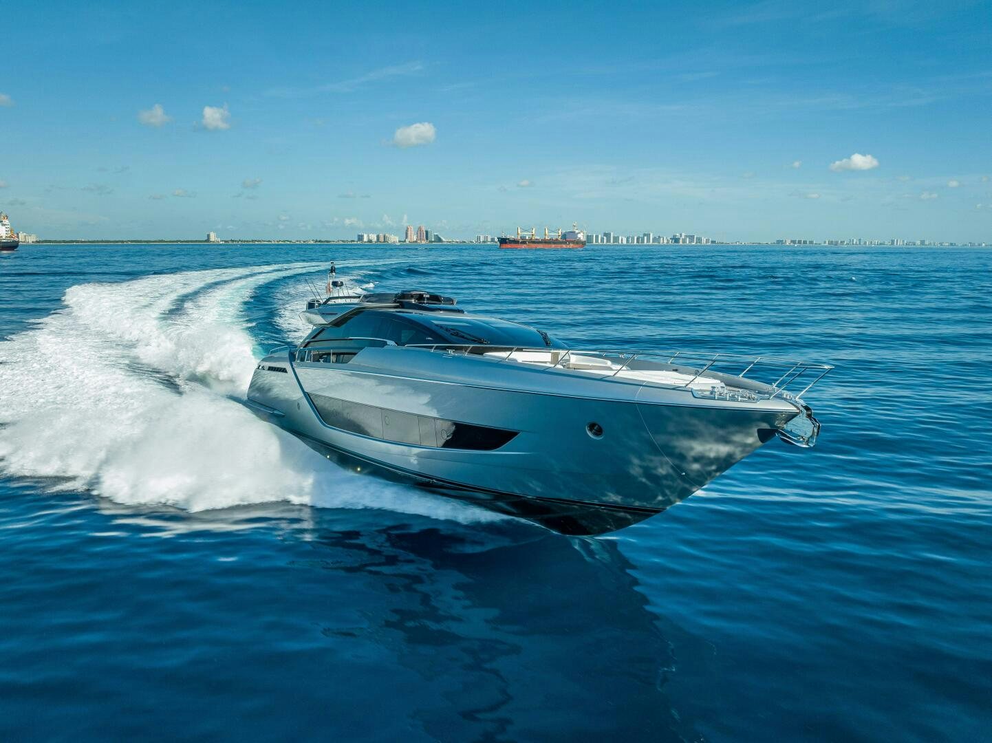 a boat on the water aboard LISOLO Yacht for Sale