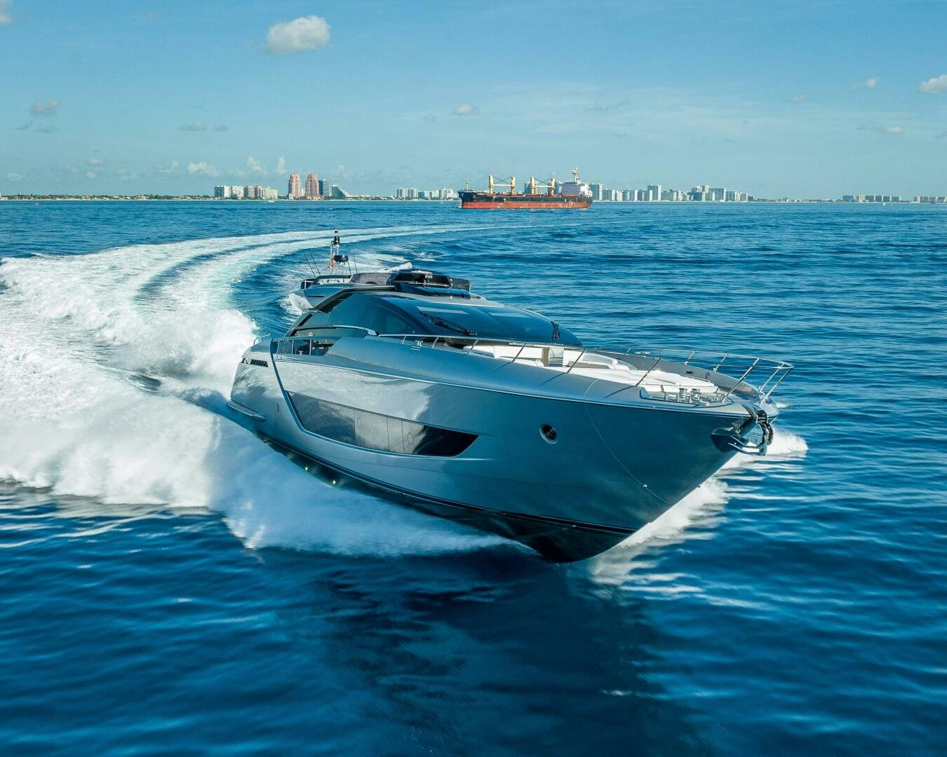 a boat on the water aboard LISOLO Yacht for Sale