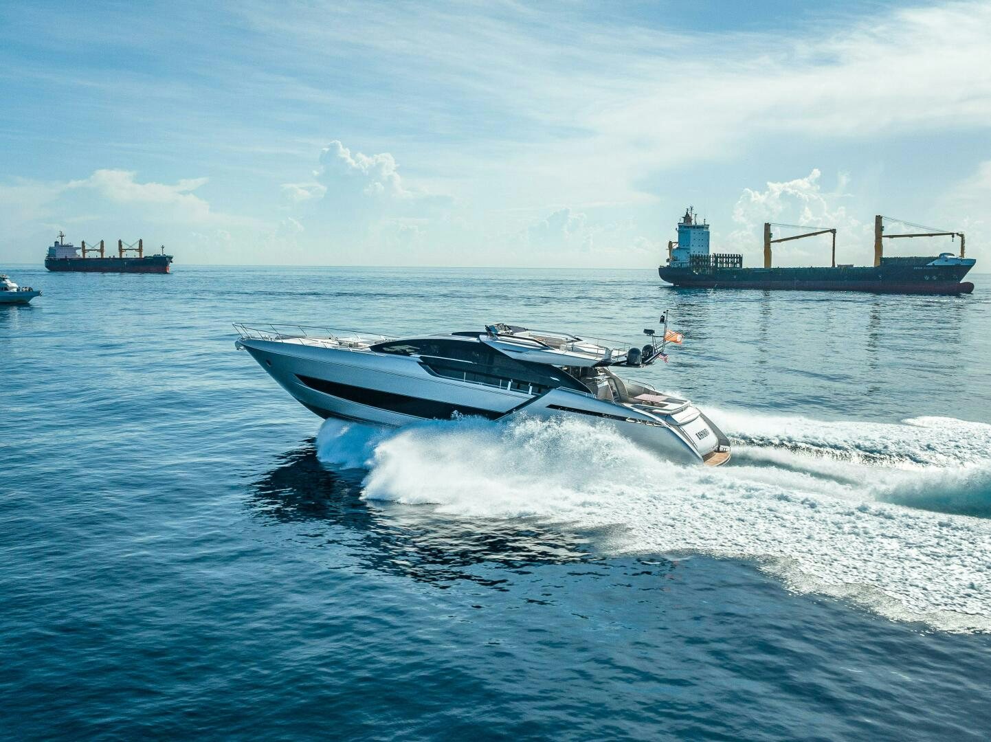 a boat in the water aboard LISOLO Yacht for Sale