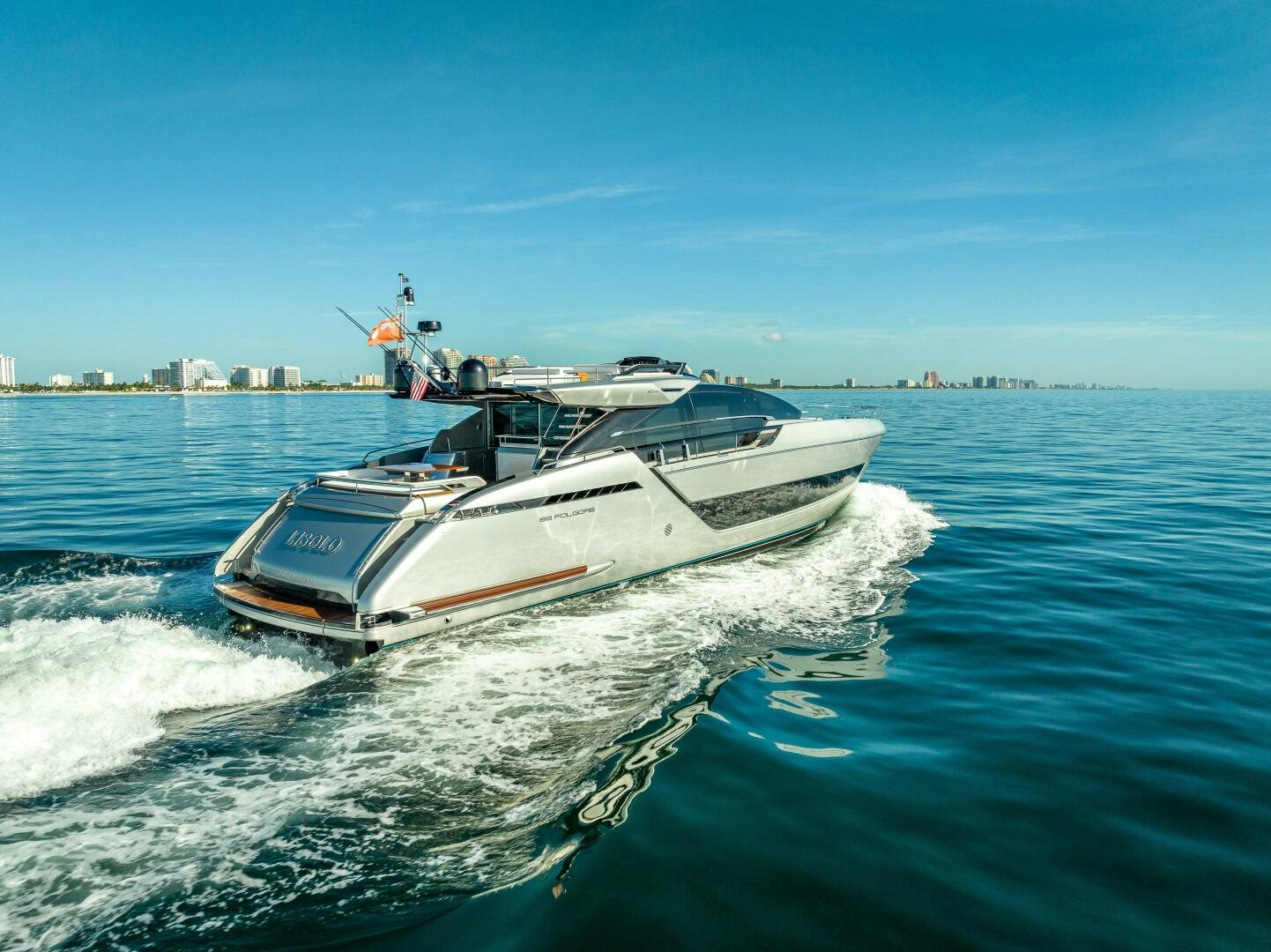 a boat on the water aboard LISOLO Yacht for Sale