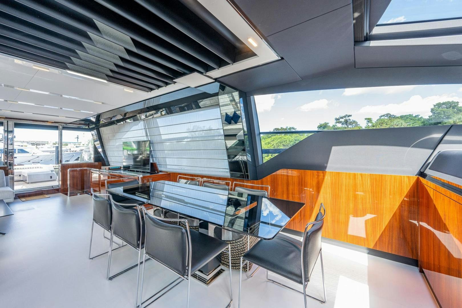inside view of a building aboard LISOLO Yacht for Sale