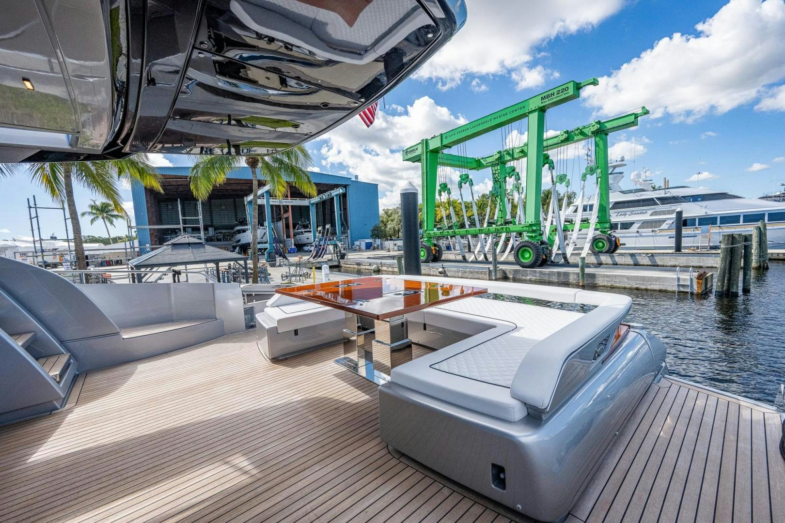 a boat on a body of water aboard LISOLO Yacht for Sale