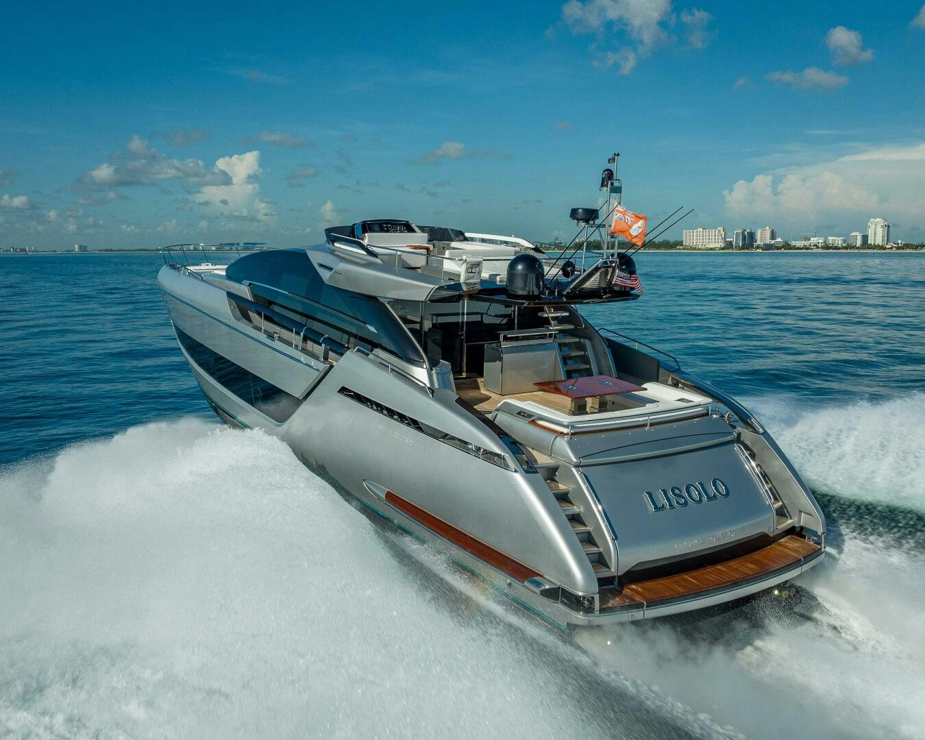 a boat on the water aboard LISOLO Yacht for Sale
