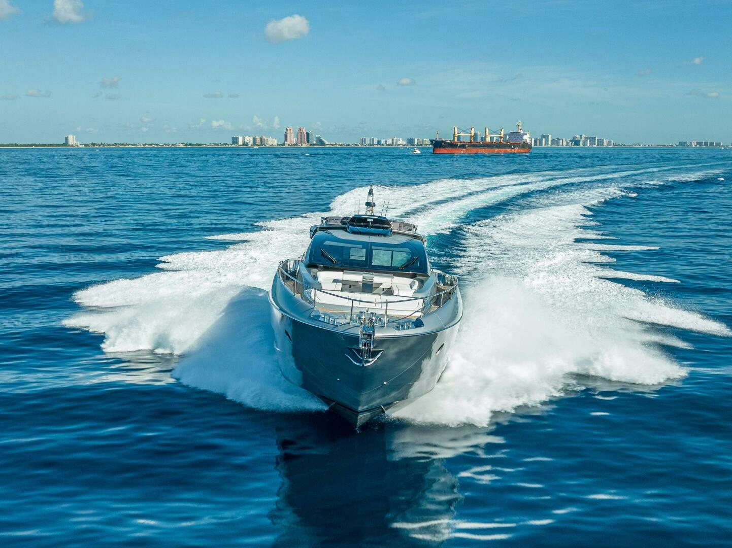 a boat on the water aboard LISOLO Yacht for Sale