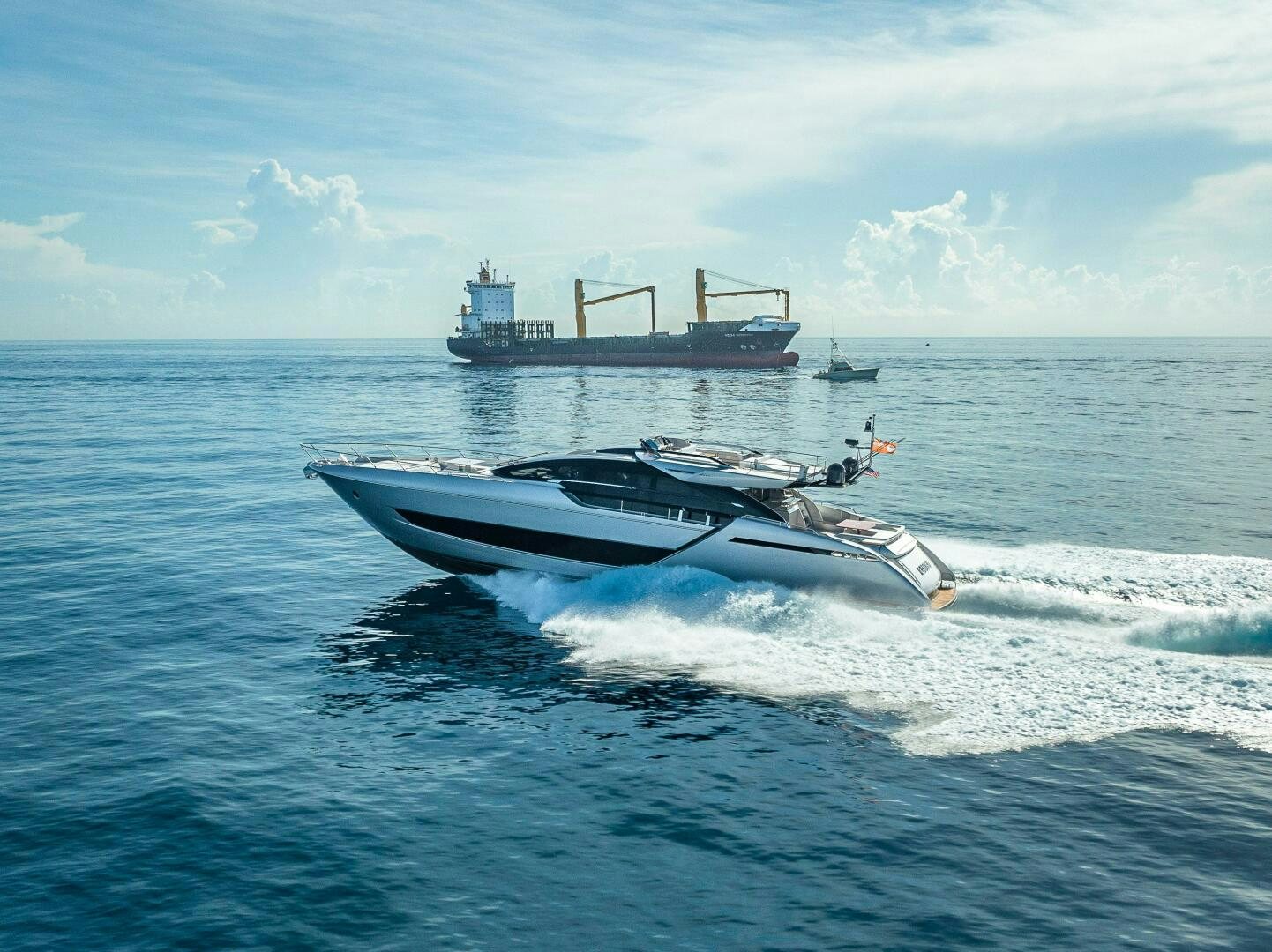 a boat in the water aboard LISOLO Yacht for Sale
