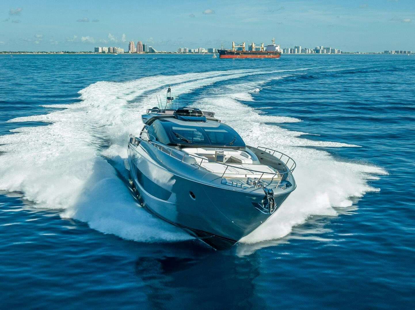 a boat on the water aboard LISOLO Yacht for Sale