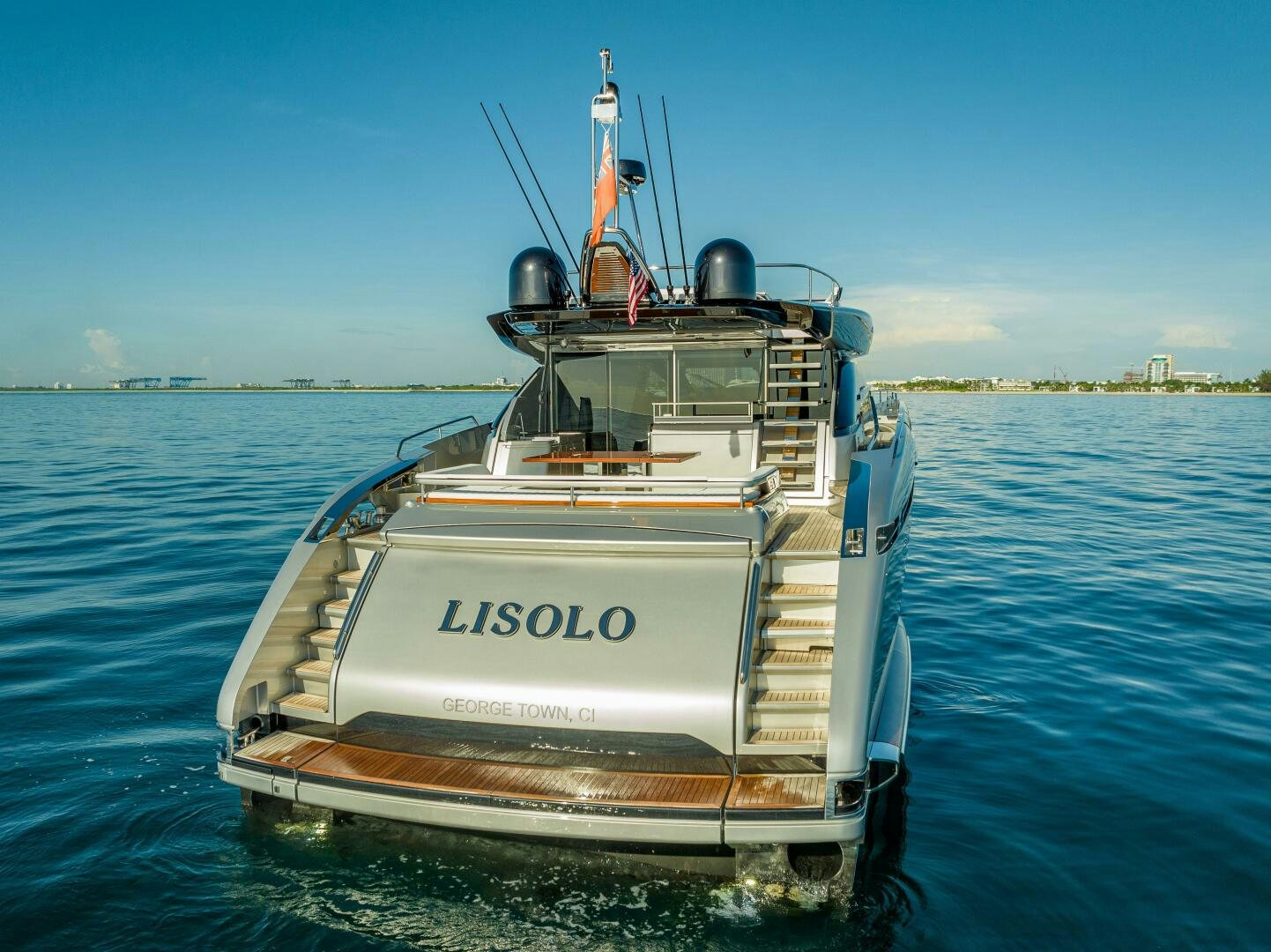 a boat on the water aboard LISOLO Yacht for Sale