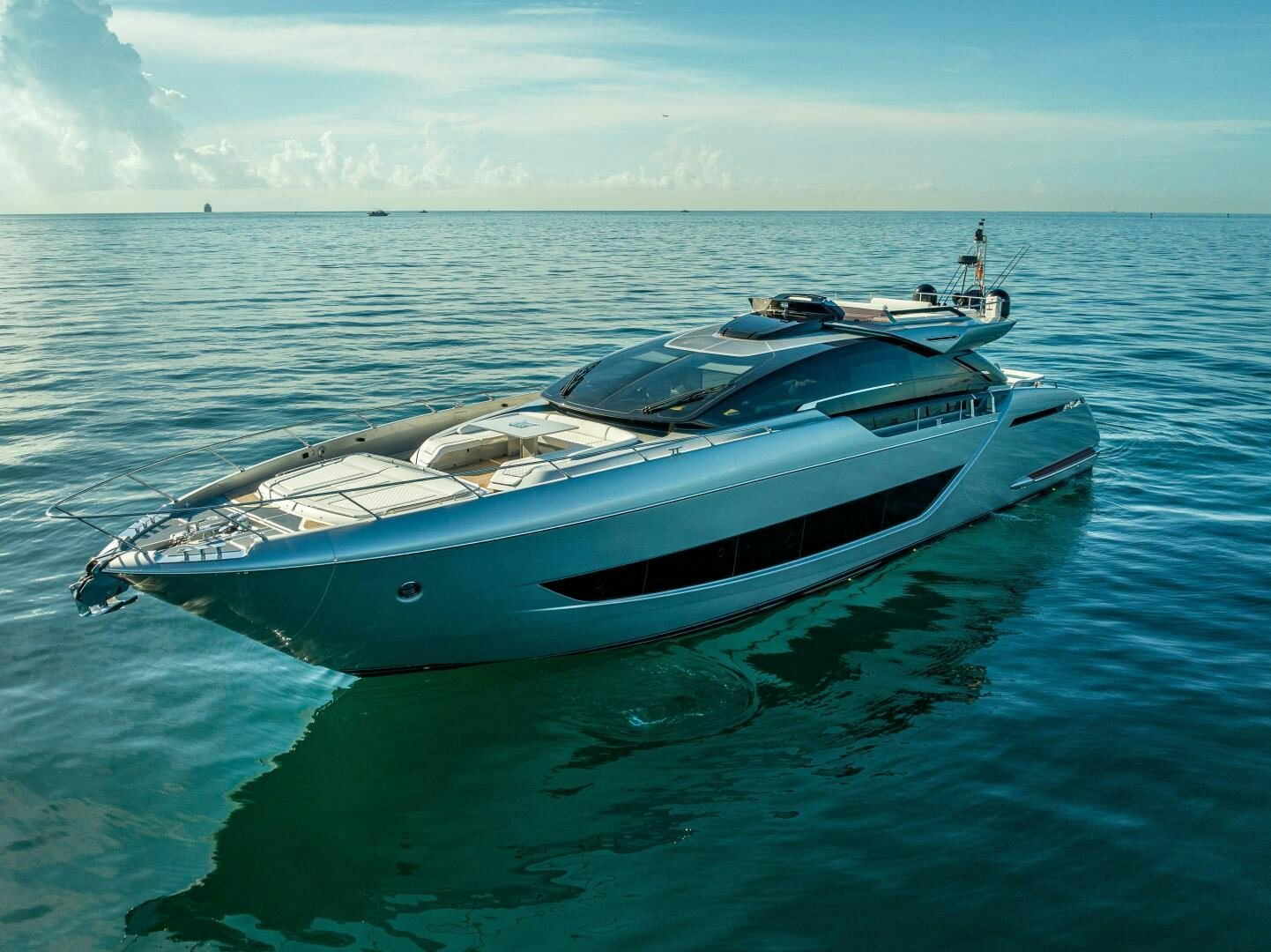 a boat in the water aboard LISOLO Yacht for Sale