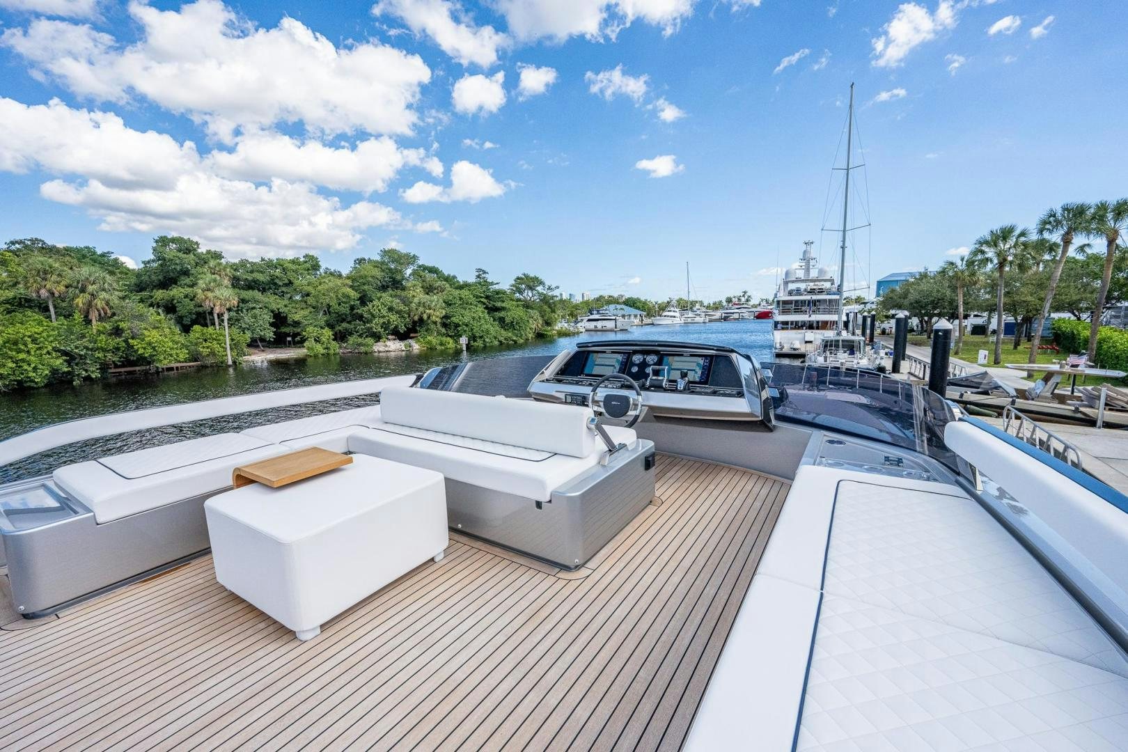 a group of boats on a dock aboard LISOLO Yacht for Sale