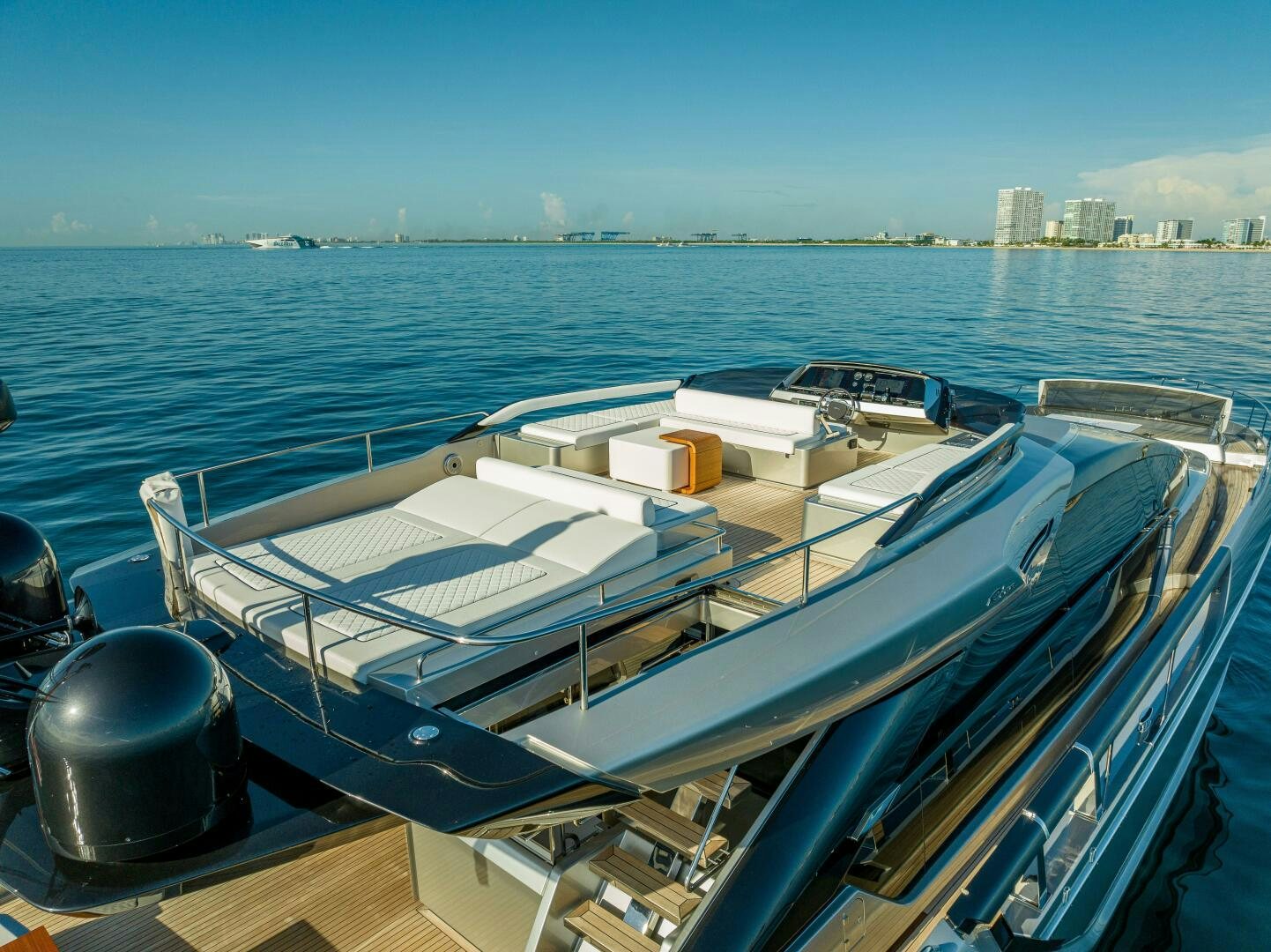 a boat on the water aboard LISOLO Yacht for Sale