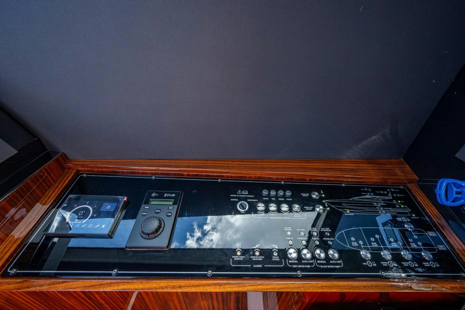 a close up of a device aboard LISOLO Yacht for Sale