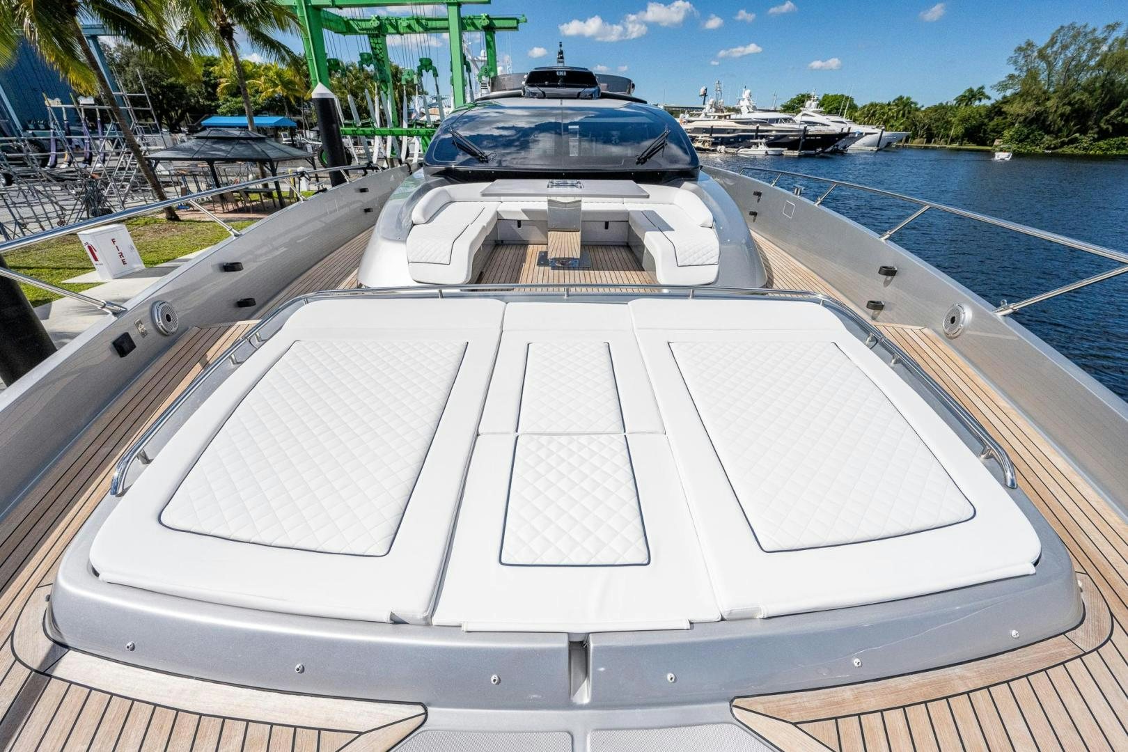 a boat on a body of water aboard LISOLO Yacht for Sale