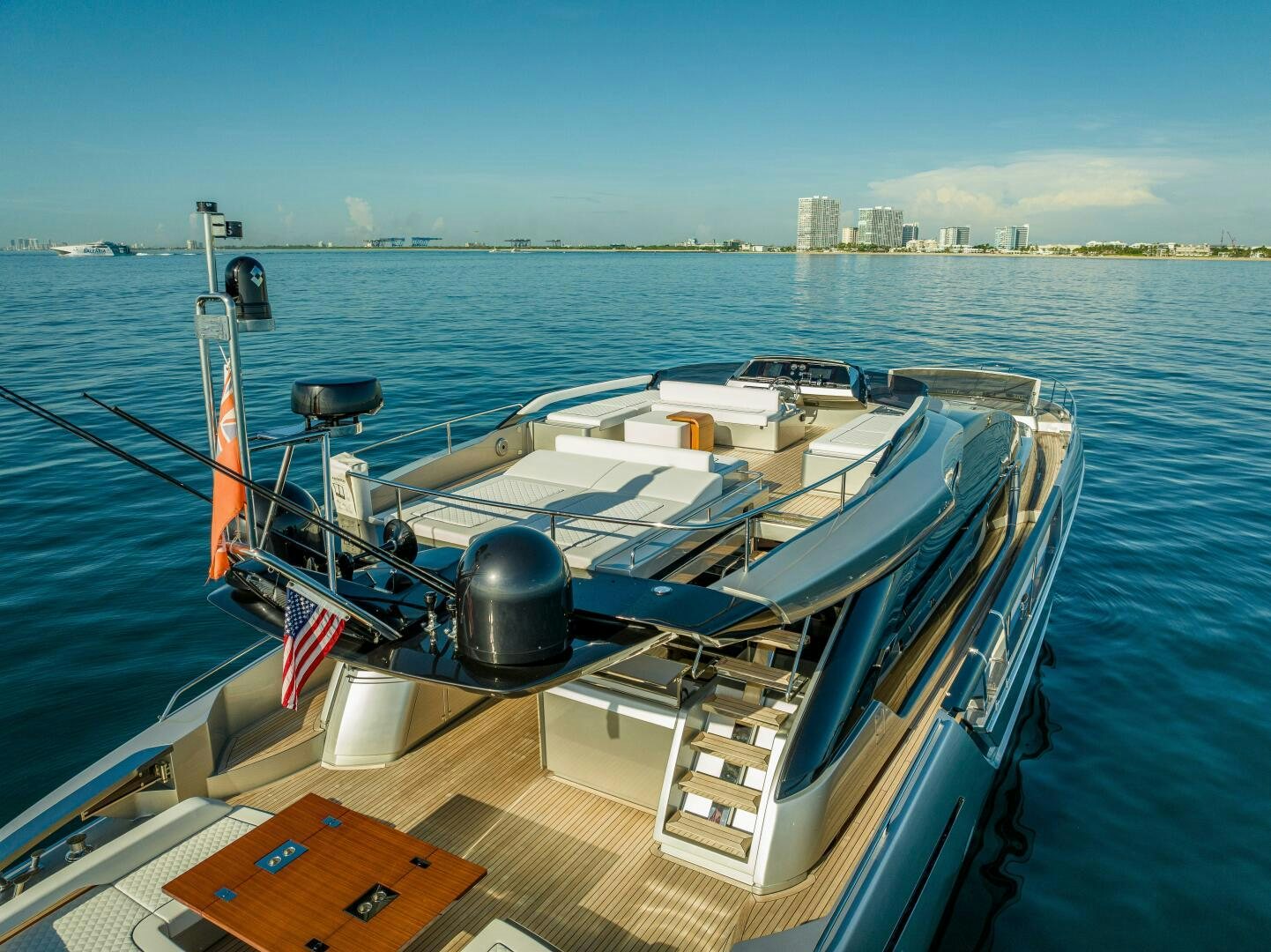 a boat on the water aboard LISOLO Yacht for Sale