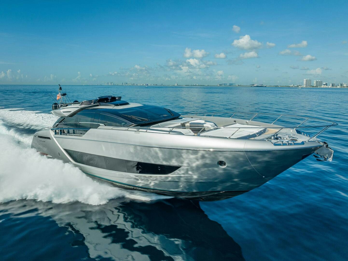 a luxury yacht on the water aboard LISOLO Yacht for Sale