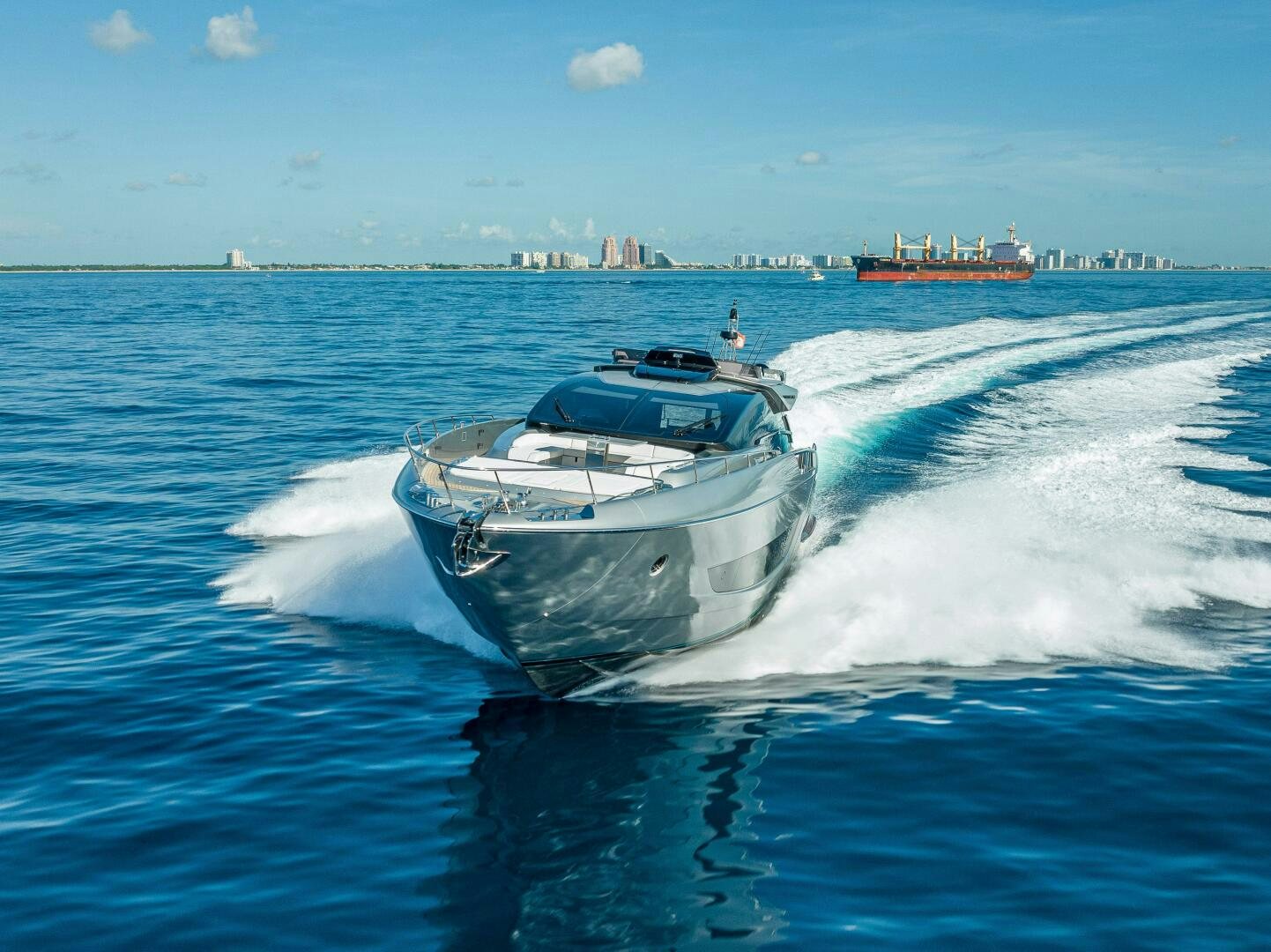 a boat on the water aboard LISOLO Yacht for Sale